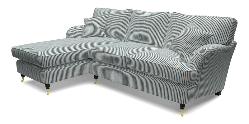 Alwinton chaise LHF in Floral Linen Lela Mystery