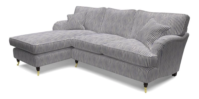 Alwinton chaise LHF in Floral Linen Lela Mystery