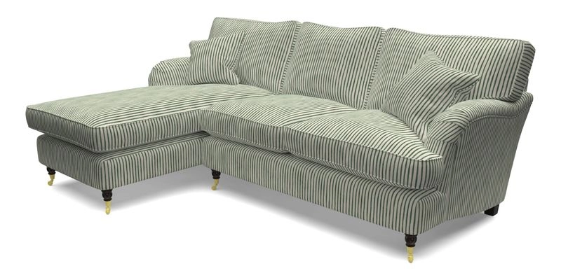Alwinton chaise LHF in Floral Linen Lela Mystery