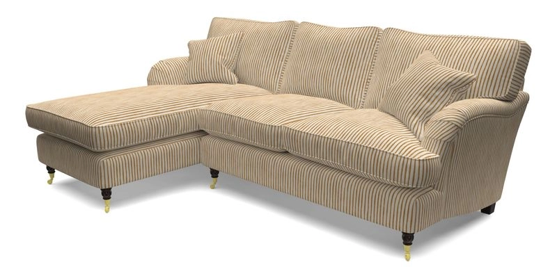 Alwinton chaise LHF in Floral Linen Lela Mystery