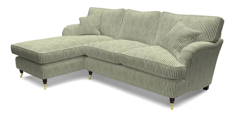 Alwinton chaise LHF in Floral Linen Lela Mystery