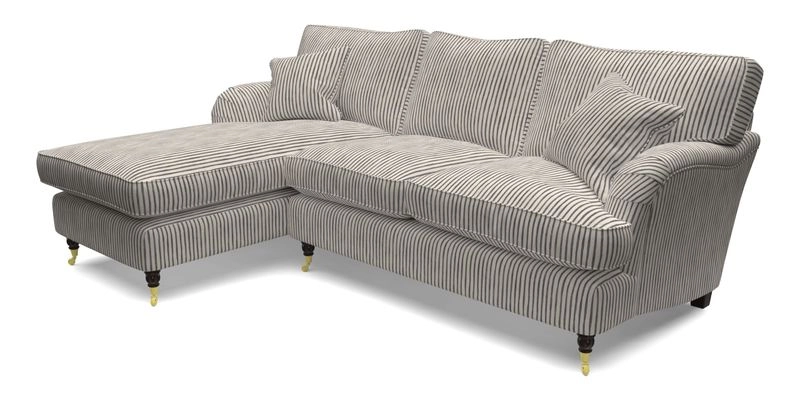 Alwinton chaise LHF in Floral Linen Lela Mystery