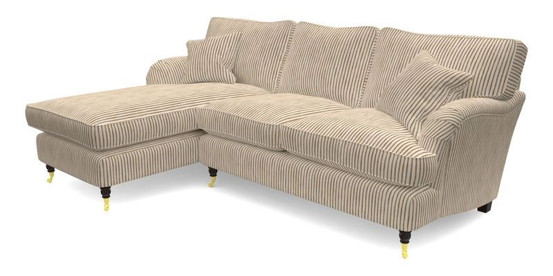 Alwinton chaise LHF in Floral Linen Lela Mystery