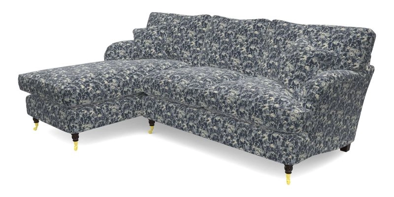 Alwinton chaise LHF in Floral Linen Lela Mystery