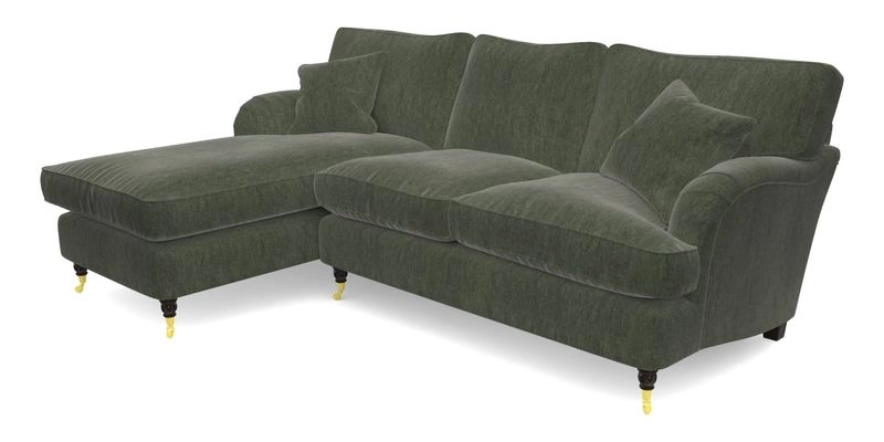 Alwinton chaise LHF in Floral Linen Lela Mystery