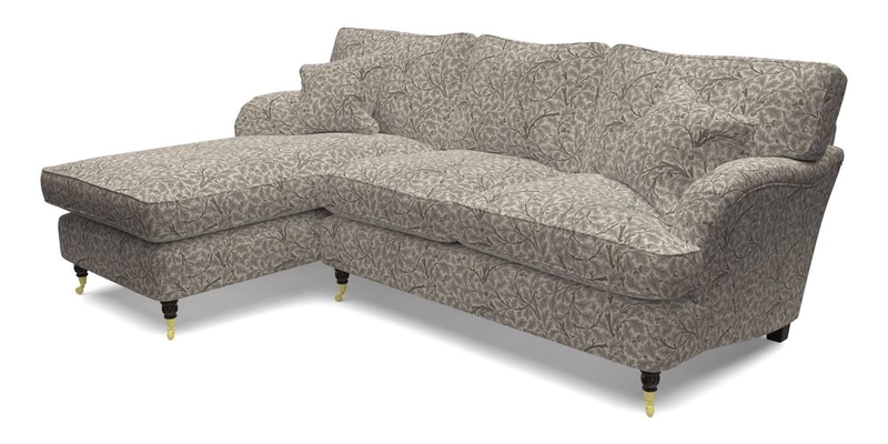 Alwinton chaise LHF in Floral Linen Lela Mystery