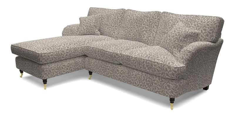 Alwinton chaise LHF in Floral Linen Lela Mystery