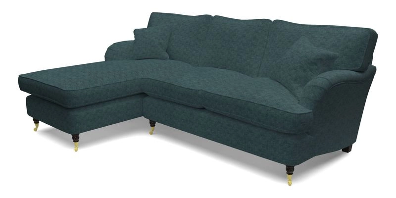Alwinton chaise LHF in Floral Linen Lela Mystery