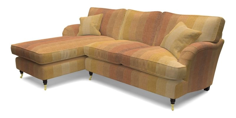Alwinton chaise LHF in Floral Linen Lela Mystery