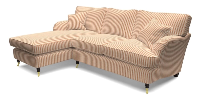 Alwinton chaise LHF in Floral Linen Lela Mystery