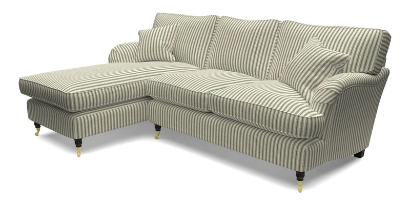 Alwinton chaise LHF in Floral Linen Lela Mystery