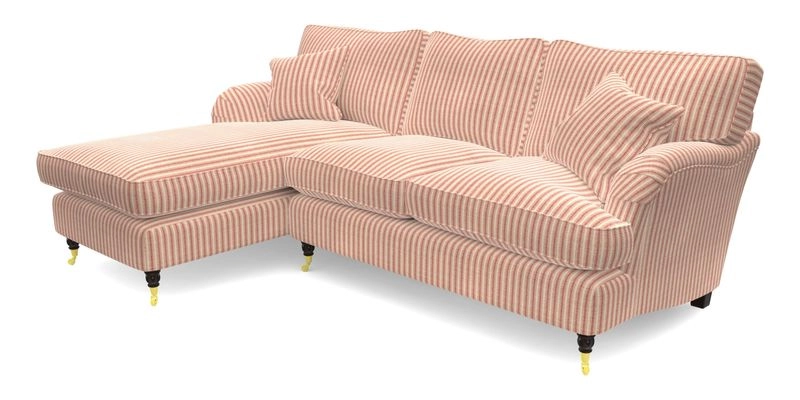 Alwinton chaise LHF in Floral Linen Lela Mystery