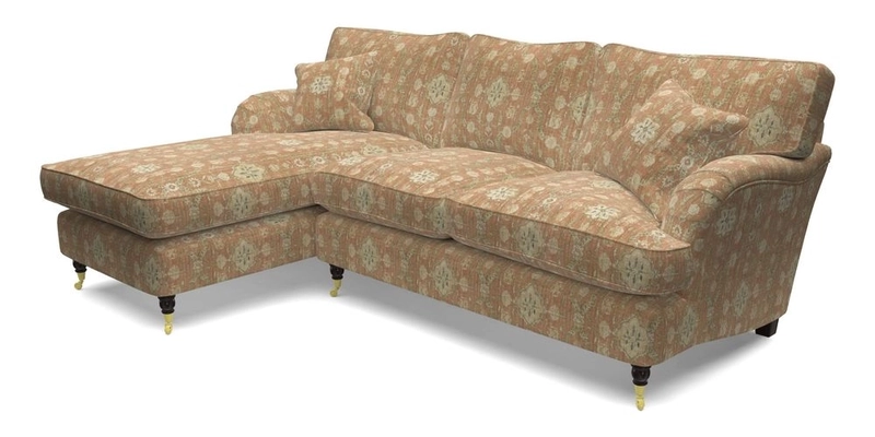 Alwinton chaise LHF in Floral Linen Lela Mystery