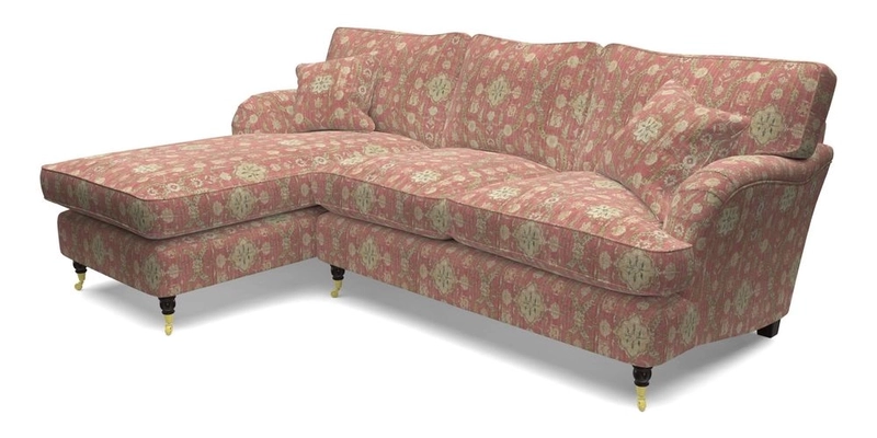 Alwinton chaise LHF in Floral Linen Lela Mystery