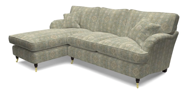Alwinton chaise LHF in Floral Linen Lela Mystery