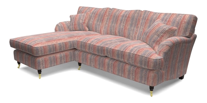 Alwinton chaise LHF in Floral Linen Lela Mystery