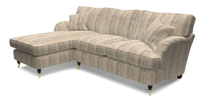 Alwinton chaise LHF in Floral Linen Lela Mystery