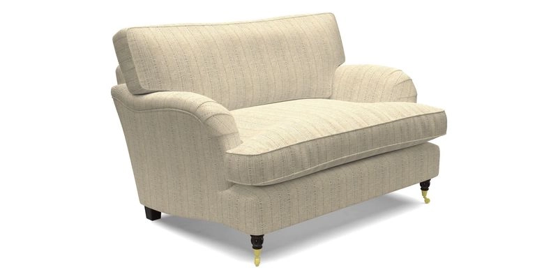 Alwinton snuggler in Lumino Velvet Wine