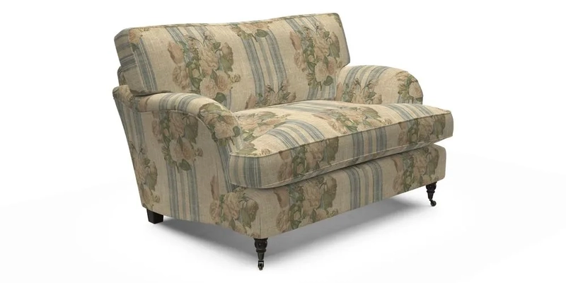 Alwinton snuggler in Lumino Velvet Wine