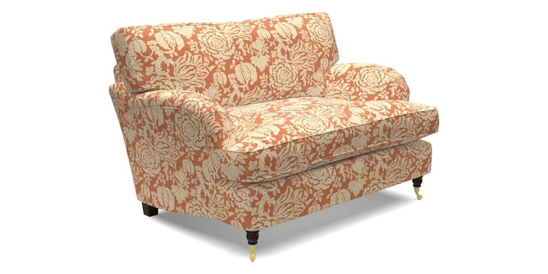 Alwinton snuggler in Lumino Velvet Wine