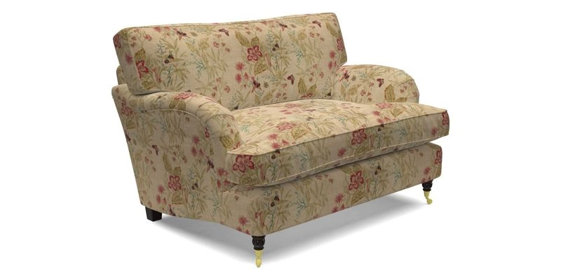 Alwinton snuggler in Lumino Velvet Wine