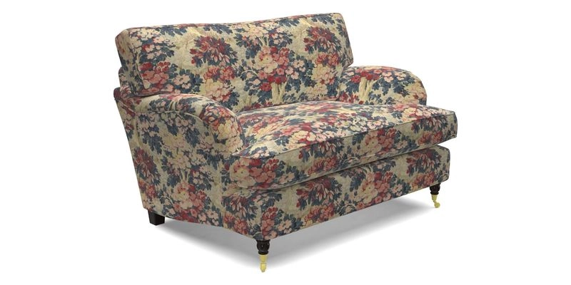 Alwinton snuggler in Lumino Velvet Wine