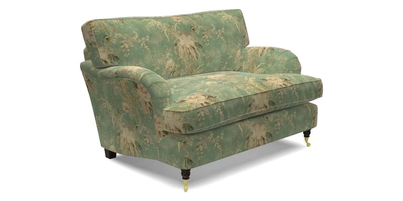 Alwinton snuggler in Lumino Velvet Wine