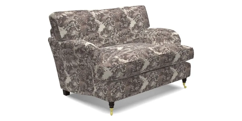 Alwinton snuggler in Lumino Velvet Wine