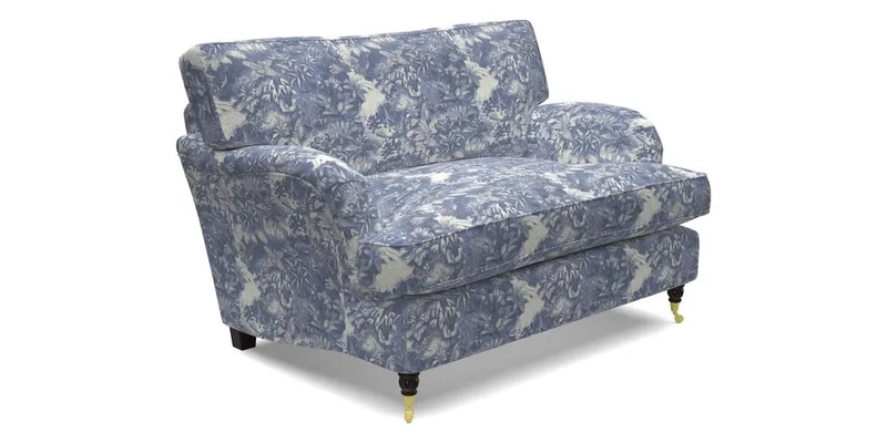 Alwinton snuggler in Lumino Velvet Wine