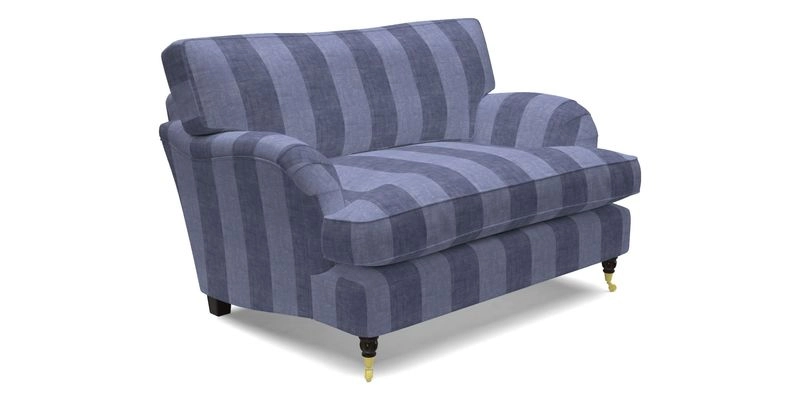Alwinton snuggler in Lumino Velvet Wine