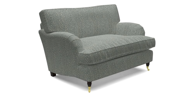 Alwinton snuggler in Lumino Velvet Wine