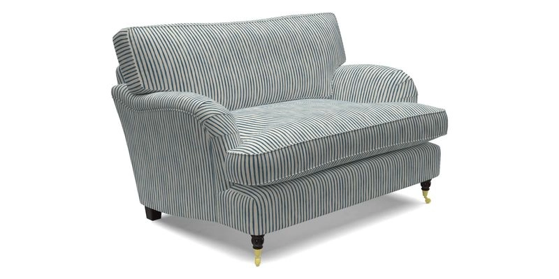 Alwinton snuggler in Lumino Velvet Wine