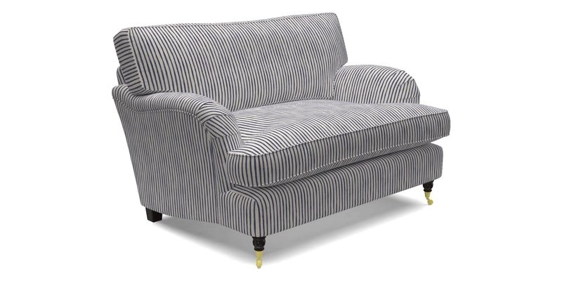 Alwinton snuggler in Lumino Velvet Wine