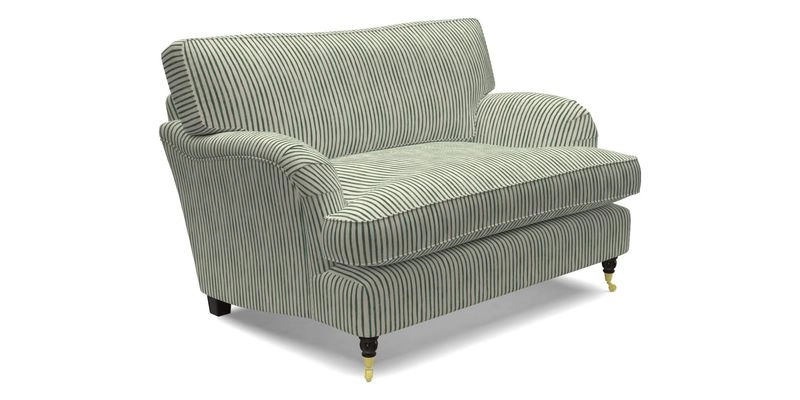 Alwinton snuggler in Lumino Velvet Wine