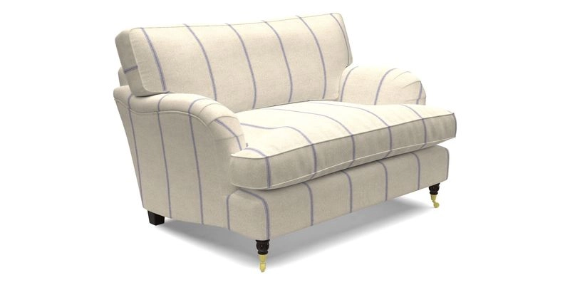 Alwinton snuggler in Lumino Velvet Wine