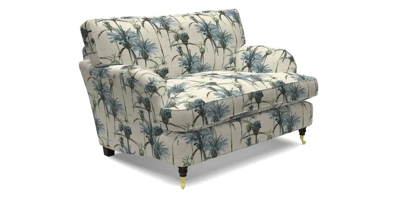 Alwinton snuggler in Lumino Velvet Wine