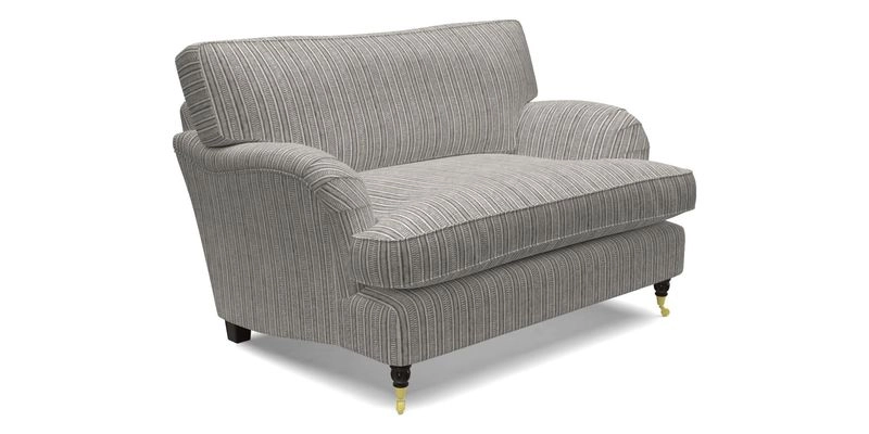 Alwinton snuggler in Lumino Velvet Wine