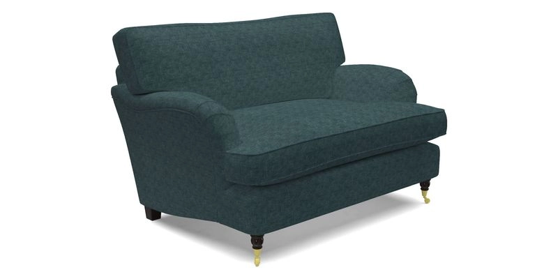 Alwinton snuggler in Lumino Velvet Wine