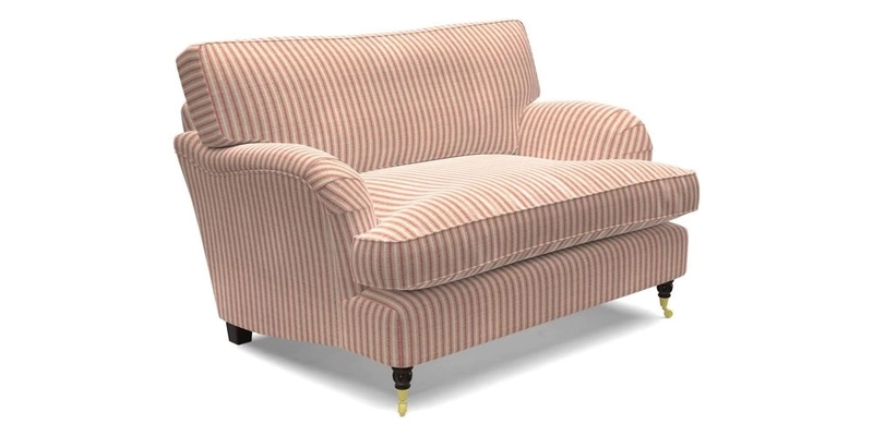 Alwinton snuggler in Lumino Velvet Wine