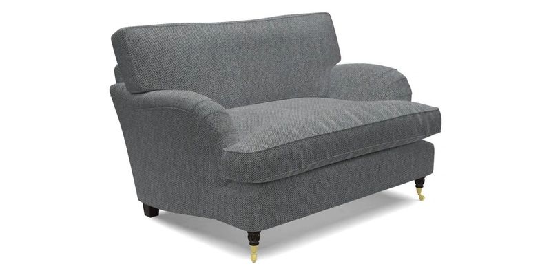 Alwinton snuggler in Lumino Velvet Wine