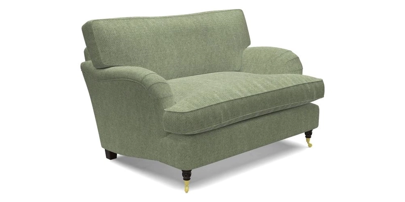 Alwinton snuggler in Lumino Velvet Wine