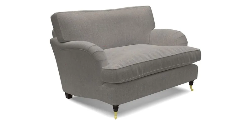 Alwinton snuggler in Lumino Velvet Wine