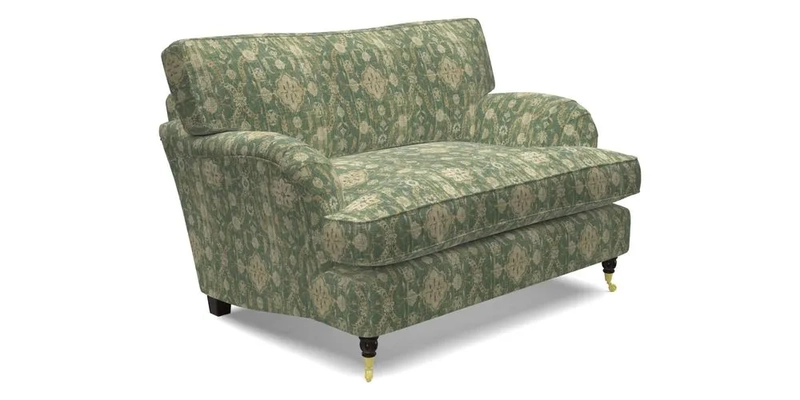 Alwinton snuggler in Lumino Velvet Wine