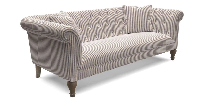 Arncliffe 3 Seater Sofa in Traditional Vintage Velvet Olive