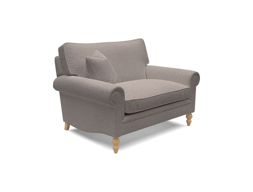 Aldingbourne 3 seater sofa in Grain Sack Stripe Linen Red