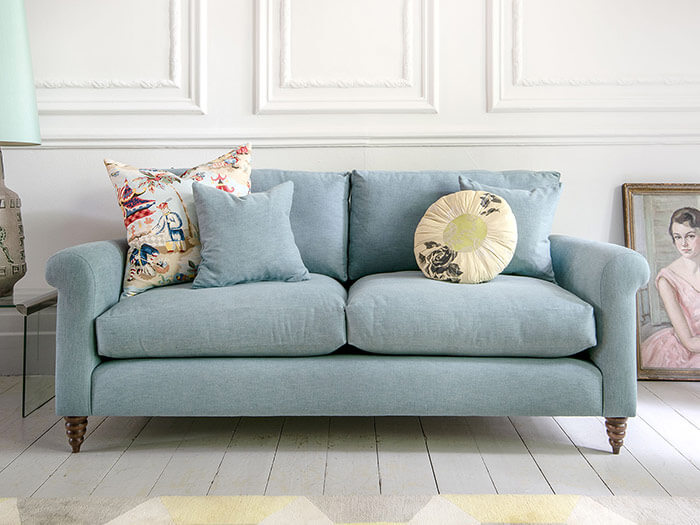 Apuldram 3 Seater Sofa in Clever Cotton Mix Mineral 