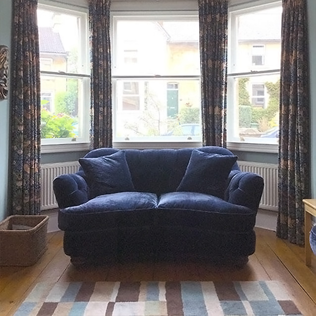 Fairmont 2 Seater Sofa in Faroes Artists Indigo