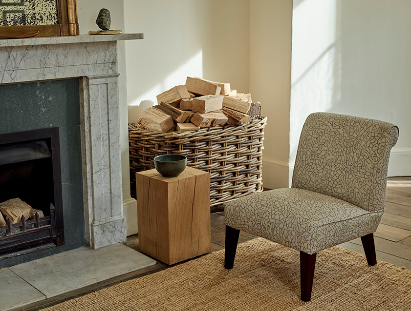 Harwood Chair in William Morris Willow Boughs Cream Pale Green