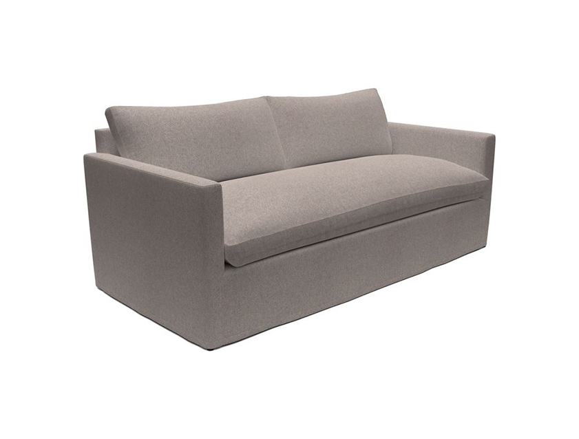 Heyshott 3 Seater Sofa in Two Tone Plain Biscuit. Loose cover option available