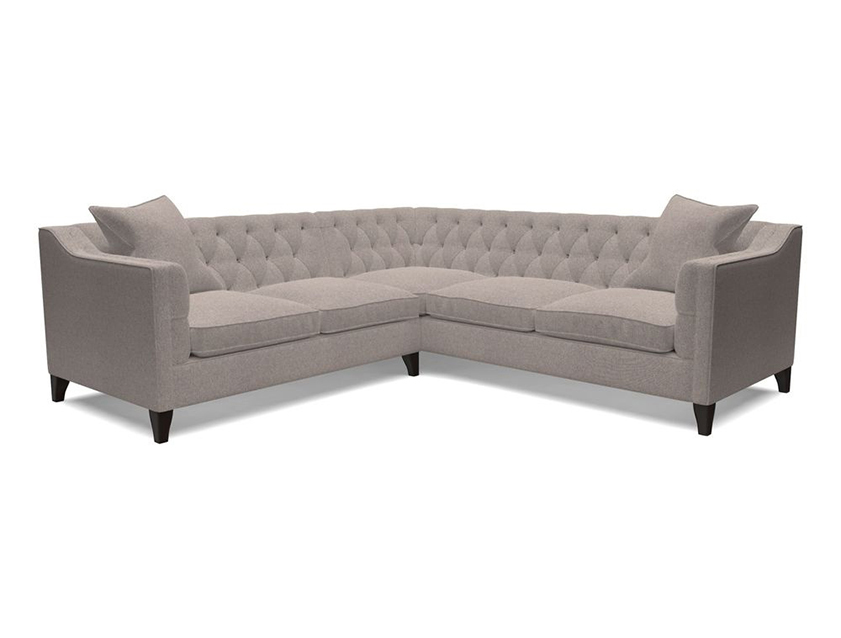 Haresfield Dipped Arm Corner Group LHF & RHF in Two Tone Plain Biscuit